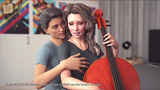 Steamy tales featuring a hot blonde in a 3D visual novel