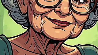 Topless Cartoon Grannies