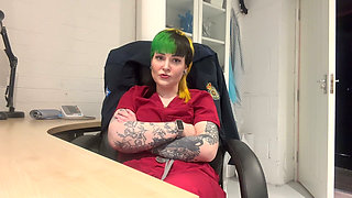 Miss Ruby's Last Locktober Task - One Week Left, Hump That Pillow for Nurse Ruby