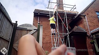 Busty Hot Wife Seduces The Toy Boy Handy Man