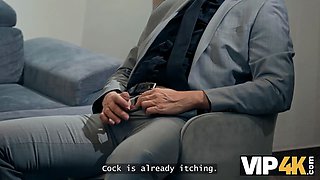 Vip4k. i deep throated daddy's cock not to look stupid! and my boyfriend was seeing it