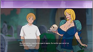The Secret Of The House 52: Masturbating A Hot Milf During The Halloween Party