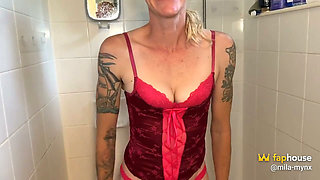 Pissing in My Victorias Secret Lingerie