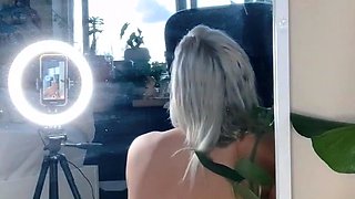 Hottest Amateur 19yo Blonde Teen going solo on Webcam