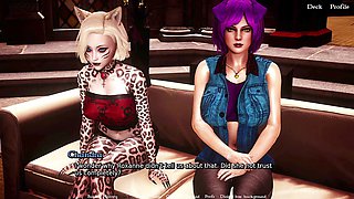 Visual, adult cartoon, harem