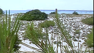 Sexy MILF Naked on the Nudist Beach