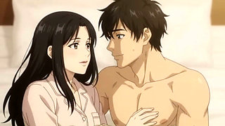 Stepsister and stepbrother share a room in hotel on vacation