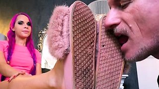 Wash my old dirty slippers and nibble the cornea off my