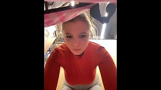 Public Masturbation with Jucielussie1 - Amateur Teen with Big Boobs and Big Ass Fucking in Real Orgasm