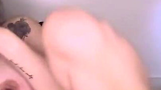 Pregnant Oil on Tits, Masturbation and Squirt