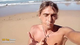 Sexy Crossdresser Hunks Naked Beach Solo