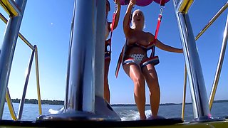 Lesbians On Boat - Daria Glover And Mandy Bright
