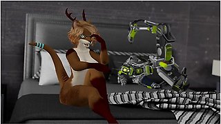 Otter Babe Orders Fuck Robot And Gets Fucked Silly - Second Life Yiff
