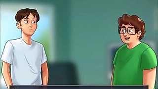 Summertime Saga Cap 19 - Strip Poker - Milf