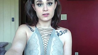 Cute teen anne solo anal masturbation