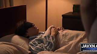 Hot Japanese Babe With Grandpa