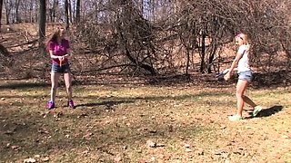 Horny Blonde Babe Riding Her Toy