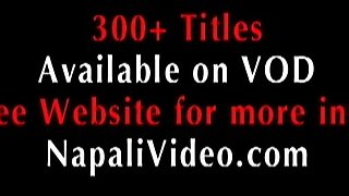 Hot babe with perfect big boobs taking shower