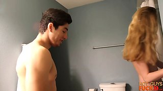 Mexican uncircumcised college jock lucas garza nail blondie freshmen