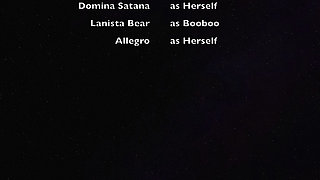 Part 2:- Domina Satana gives Allegro a treat of pussy worship fr good behavuoiur