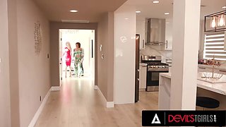 DEMONS TGIRLS - Bored Wifey Adira Allure Suggests Trans 3 way With Lola Morena For Spouse