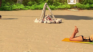 Steps of De Bauchery 30 Riley Masturbated Where the Old Man Could See Her