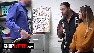 Teen Babe Sera Ryder Caught Stealing So Stepdad Makes A Deal With LP Guard