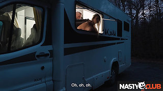 NASTY CLUB - Busty MILF Jennifer Mendez Bangs Hung Stranger
