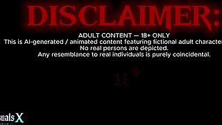 AI Animated Latina COUGAR - ASMR: XXL Caboose Assfuck, BIG BLACK COCK Oral job & Internal ejaculation Finale