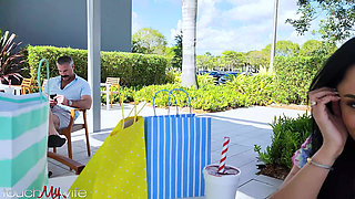 Touchmywife - French Hotwife Picks up Stud While Shopping - Anissa Kate