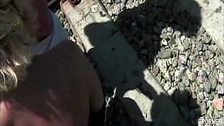 Vintage horny MILF outdoor sex adventure