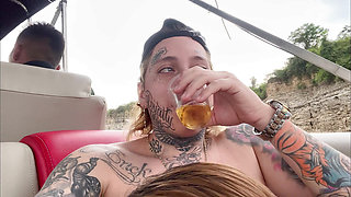 They couldn't hold on and ended up getting the boat