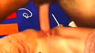 Blonde With Natural Big Boobs Loves Putting A Toy In Her