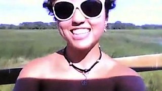Office Worker Blows Her Boss Outdoors