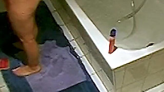 MILF Does Personal Hygiene in the Bathroom