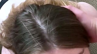 Amateur teen blowjob and cumshot from a guy