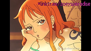 Nami lets you fuck her non-stop.