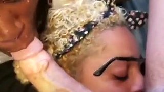 Dirty Dual Blowage from two Cocksluts I Faced on POF