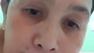 Assy wants to make pleasured her self she takes a bath  and fingering her pussy