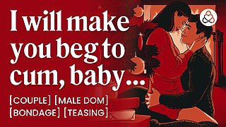 ASMR Audio Porn: Male Dom Secret Holiday Bondage at Parents' House - BDSM Teasing & Orgasm Control - Erotic Audio Roleplay for