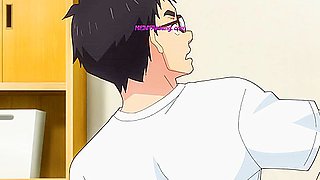 Naked anime beauty mounts BF in bath for deep messy grind (Exclusive) ENG Subbed