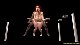 Black Widow Needs Dick Fury Doggy Love