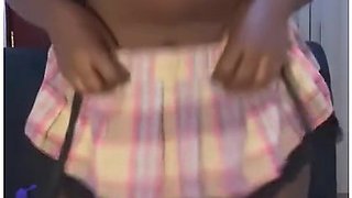 Ebony Schoolgirl With Big Ass Twerks,& Farts While In School Uniforms!