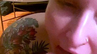 Close up fucking and blowjob in amateur video