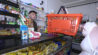 British & Australian Chav Girls Fucked in Real UK Corner Shop BOSSMAN!