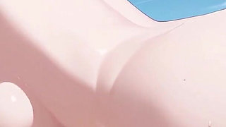 Boa Hancock Gets Fucked in Her Pussy and Ass on a Deserted Island!