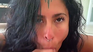 Naked and Horny - Vacation Exotic Rough Sex - Hot Brunette Latina Ready for Hardcore Cowgirl and Doggy Style in POV