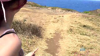 Beauty Amateur Redhead Teen make Perfect Blowjob