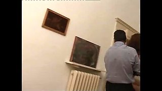 Sexy Italian Teen Gets Good Fuck - Hairy Teen Babe in Stockings