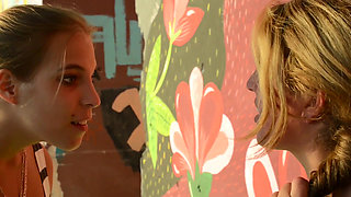 Faceslapping mega slaps - I fight for my place - Domina Mikaela Wolf & slave Natasha Grof